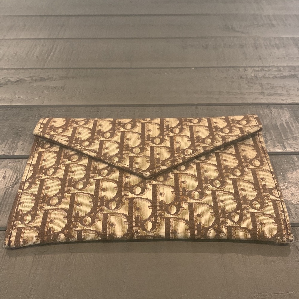 Christian Dior Monogram Envelope Pouch